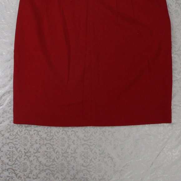 LOFT Outlet Red Skirt NWT Size 6 - Picture 3 of 9